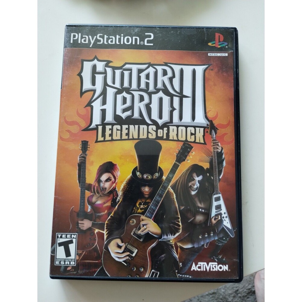 Guitar Hero III 3 Legends of Rock PS2 PlayStation 2 - Complete CIB